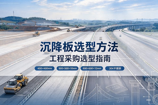 景谷沉降板选择方法