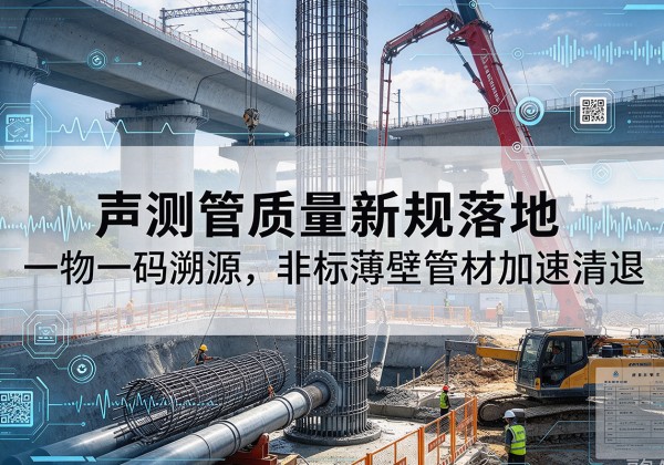 景谷声测管质量新规落地，一物一码溯源，非标薄壁管材加速清退