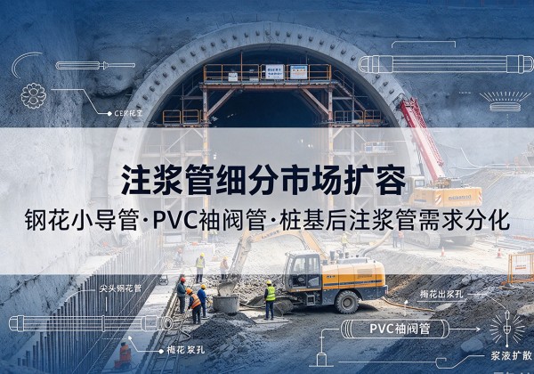 景谷注浆管细分市场扩容，隧道钢花小导管、PVC 袖阀管、桩基后注浆管需求分化