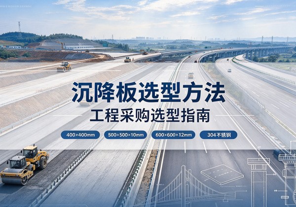 景谷沉降板选择方法